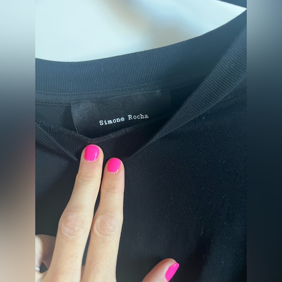 Simone Rocha Cotton Tee ( size XS) - Picture 2 of 5